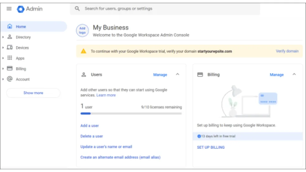 Google Workspace For Business Start Your Trial Today 2 Black Yellow Geometric Business Facebook Cover 2024 02 23T213550.065