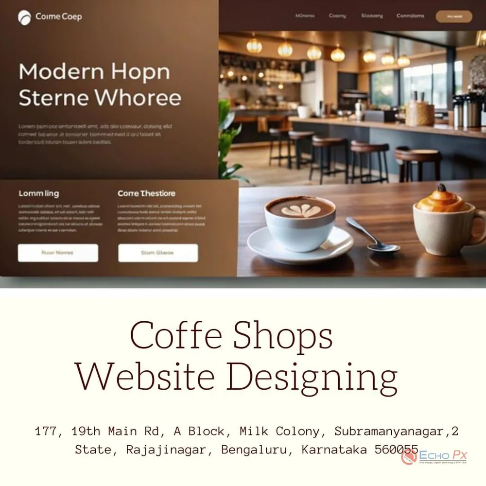 Coffee shop website design Bangalore