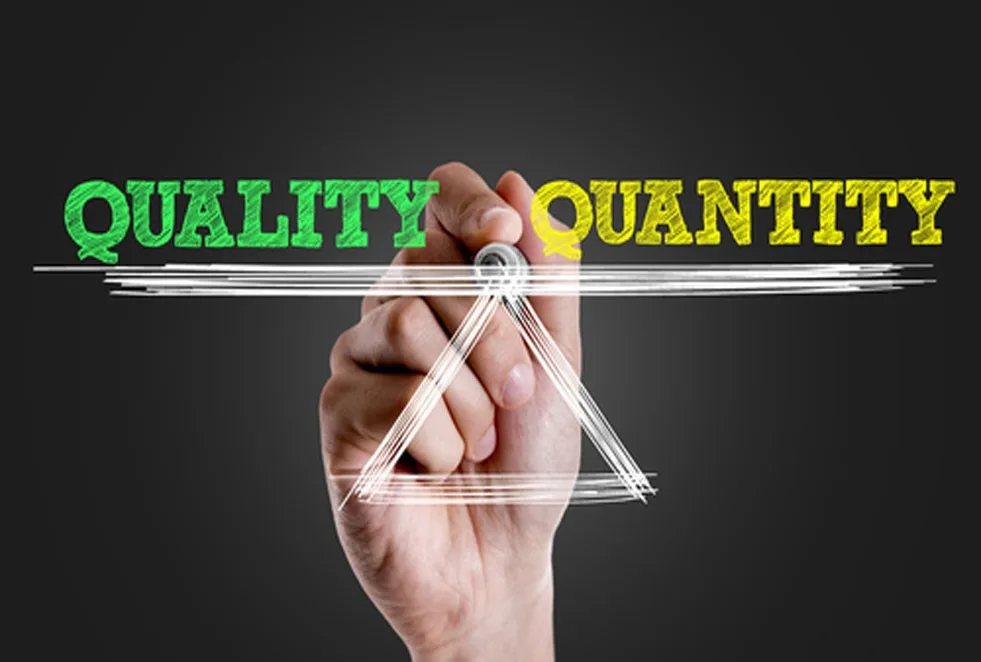 Never compromise on quality
