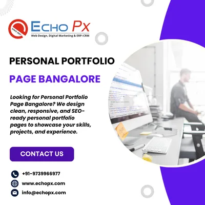 Personal Portfolio Page Bangalore