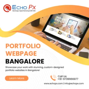 Portfolio Webpage Bangalore