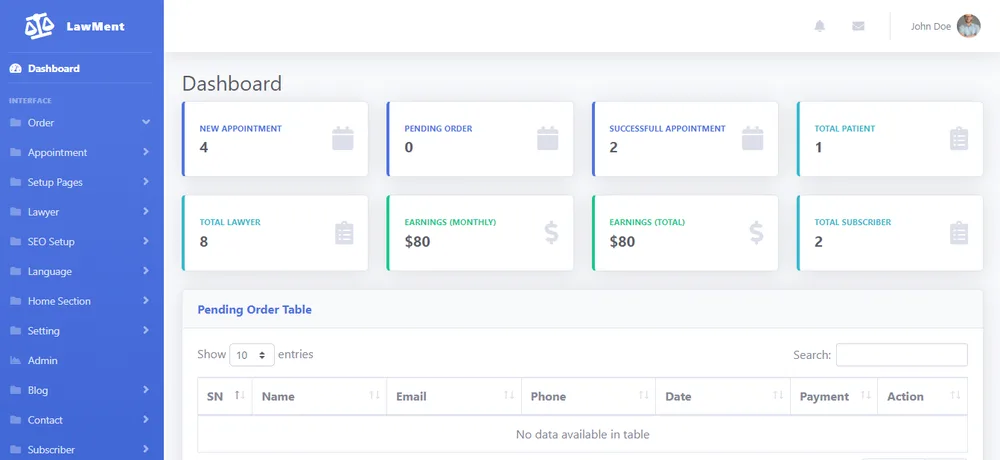 Lawyer case management system - 2 SaaS Based Multi Lawyer Appointment System