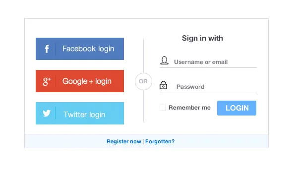 Social login