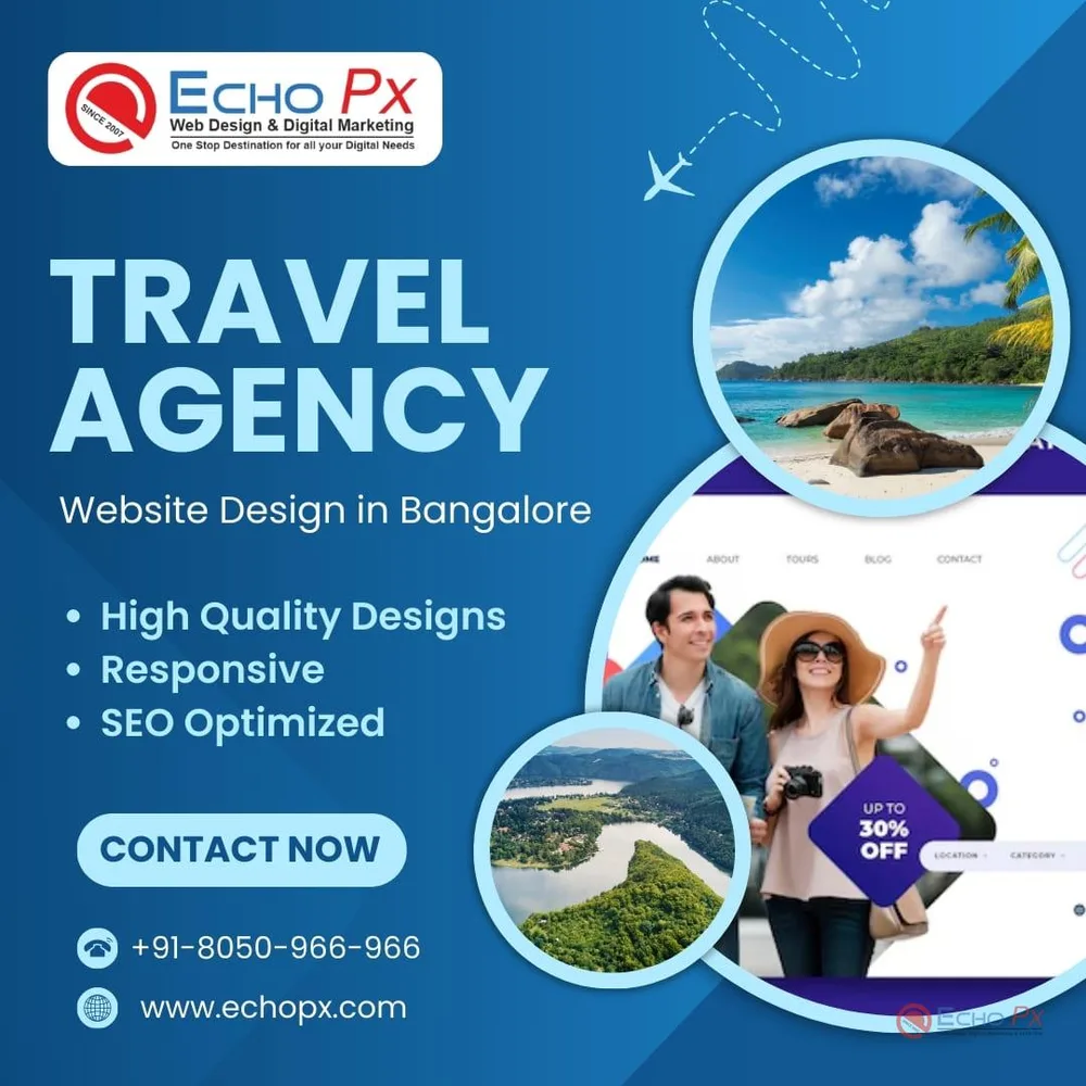 Travel agency website design Bangalore