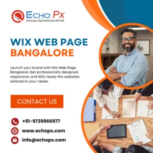 Wix Web Page Bangalore