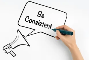 be consistent