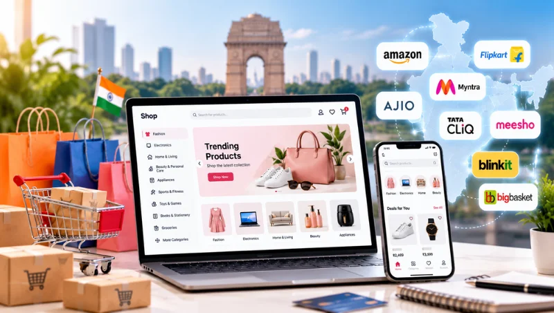 Best E Commerce Sites in India - EchoPx What makes the best e commerce sites in India effective, by EchoPx