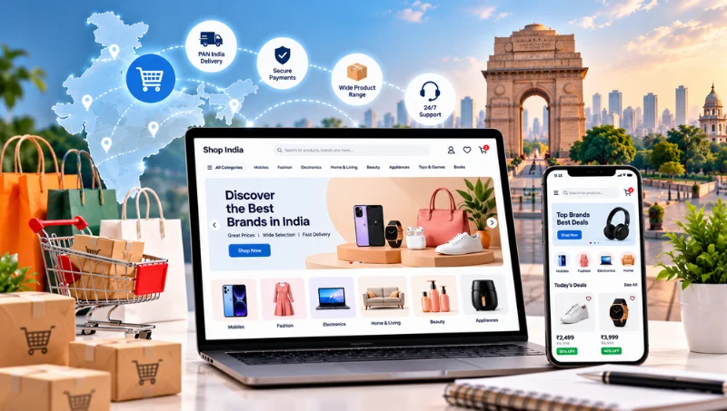Best E Commerce Website in India – EchoPx Custom ecommerce website design and development for businesses in India by EchoPx