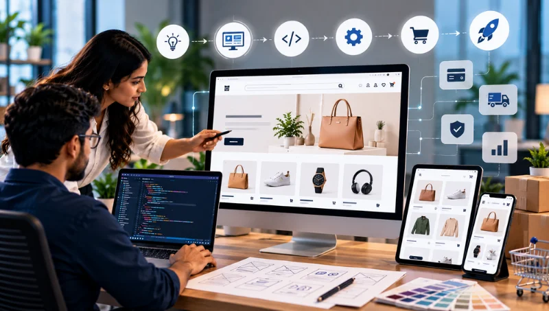 Build Ecommerce Website | EchoPx Custom ecommerce website design and development for an online store