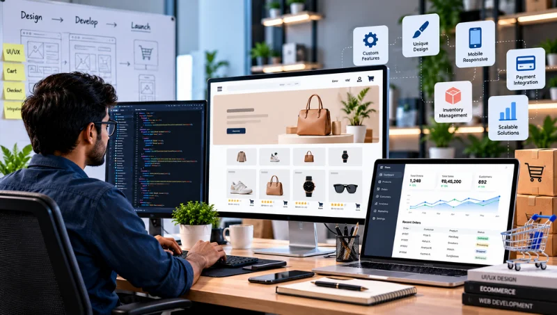 Custom Ecommerce Web Development Company Custom ecommerce web development for online storefront, products and checkout