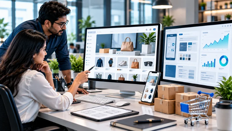 Custom ecommerce website design and development solutions for businesses in Jaipur by EchoPx