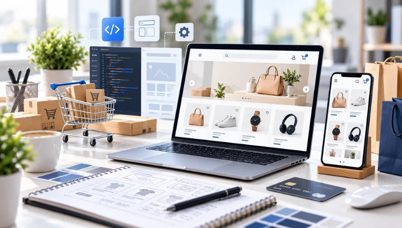 Custom e commerce site development by EchoPx