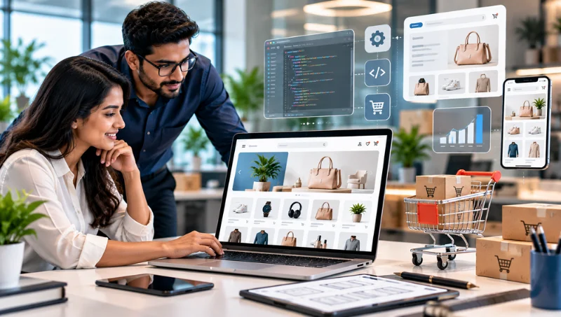 Custom ecommerce website design and development solutions for Delhi NCR businesses by EchoPx