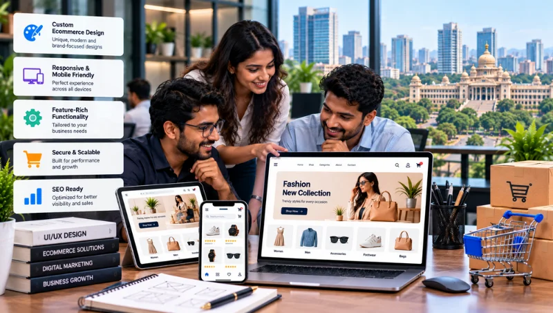 Ecommerce Website Design Bangalore | EchoPx Custom ecommerce storefront design and product browsing experience by EchoPx for businesses in Bangalore