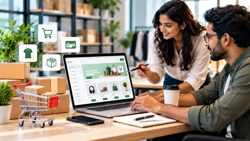 Low cost ecommerce website design planning - EchoPx
