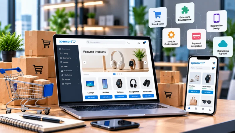 OpenCart Ecommerce Development Planning Ecommerce storefront design and development planning for an OpenCart online store
