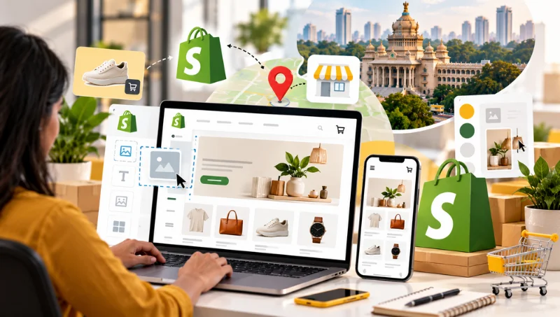 Shopify web builder near me in Bangalore by EchoPx
