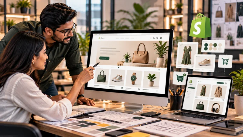 Shopify website design services by EchoPx