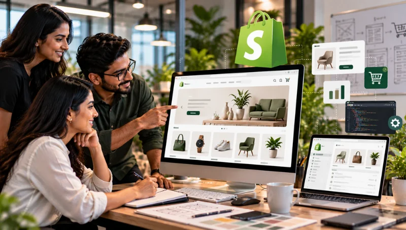Shopify website development company in Bangalore by EchoPx