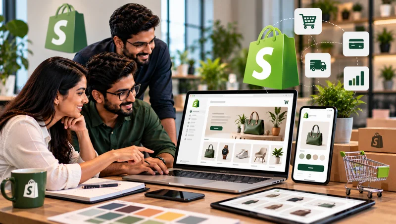 Shopify website design and development services by EchoPx