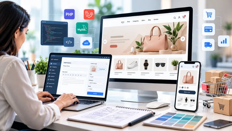 Web E Commerce Development - EchoPx Custom web e commerce development by EchoPx