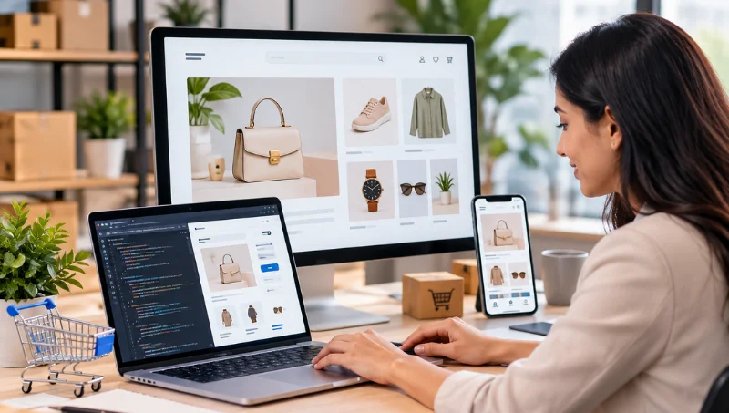 Web ecommerce development Bangalore - EchoPx custom ecommerce website development