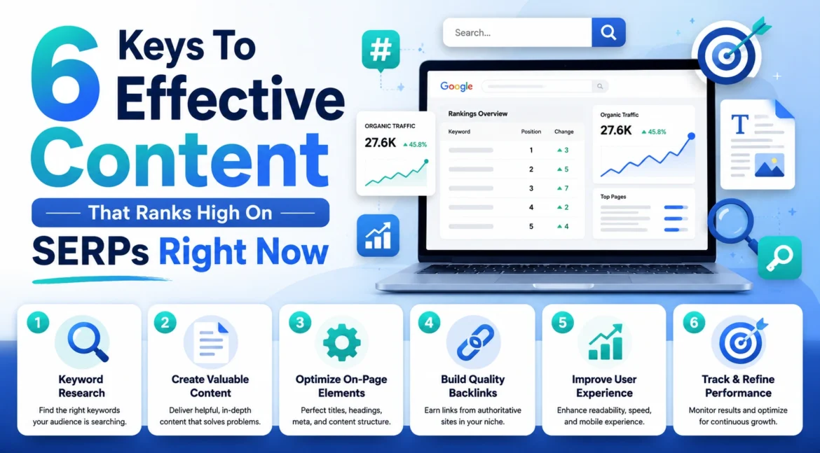 6 Keys To Effective Content That Ranks High On SERPs Right Now