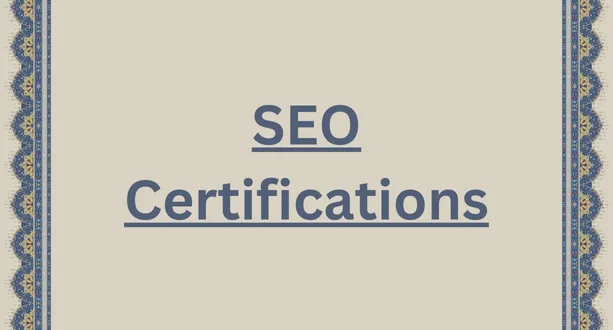 SEO certifications