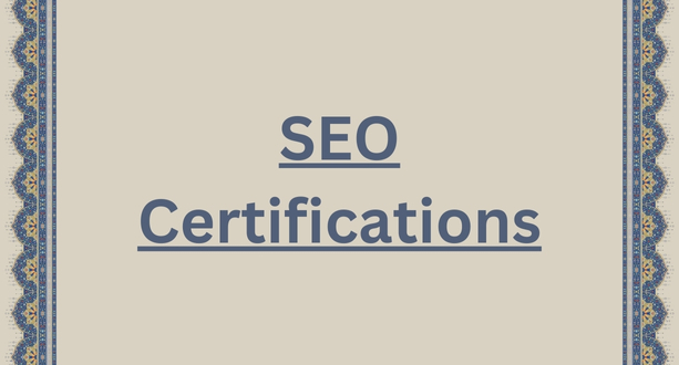 SEO certifications