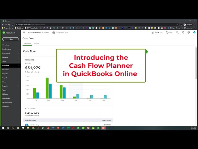 QuickBooks Cash Flow Management-1