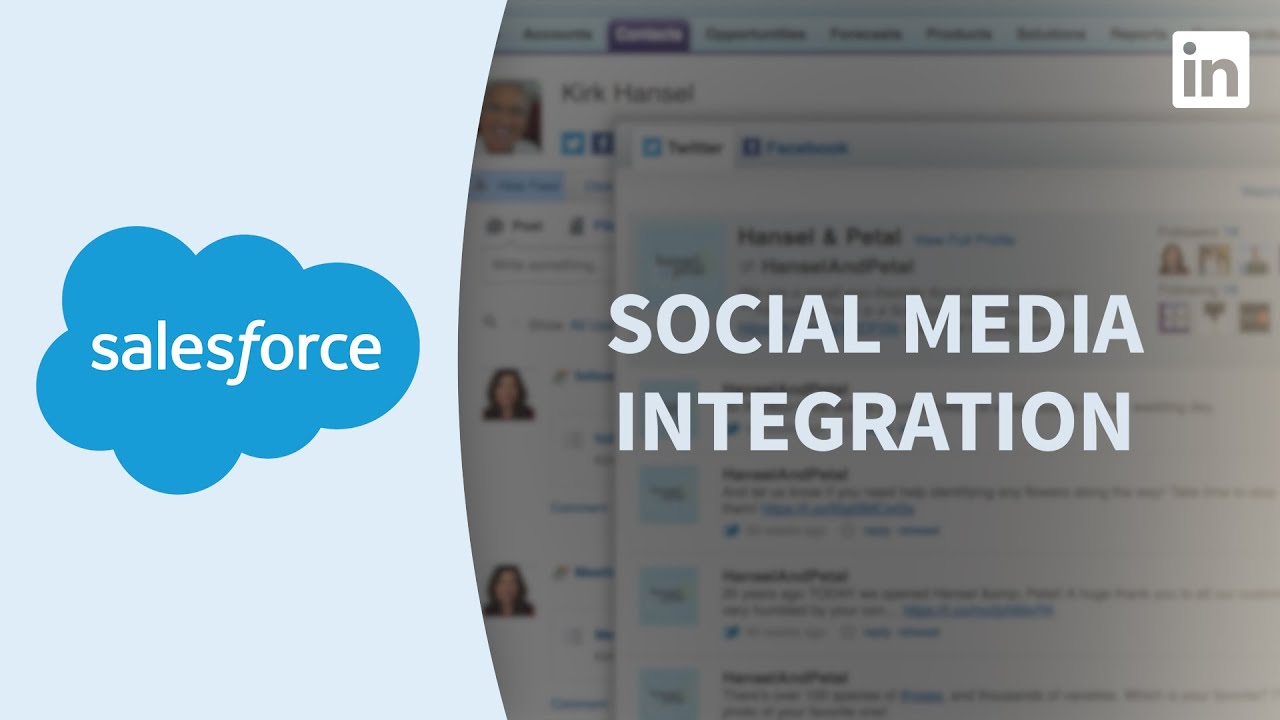 Salesforce CRM Social Media Integration